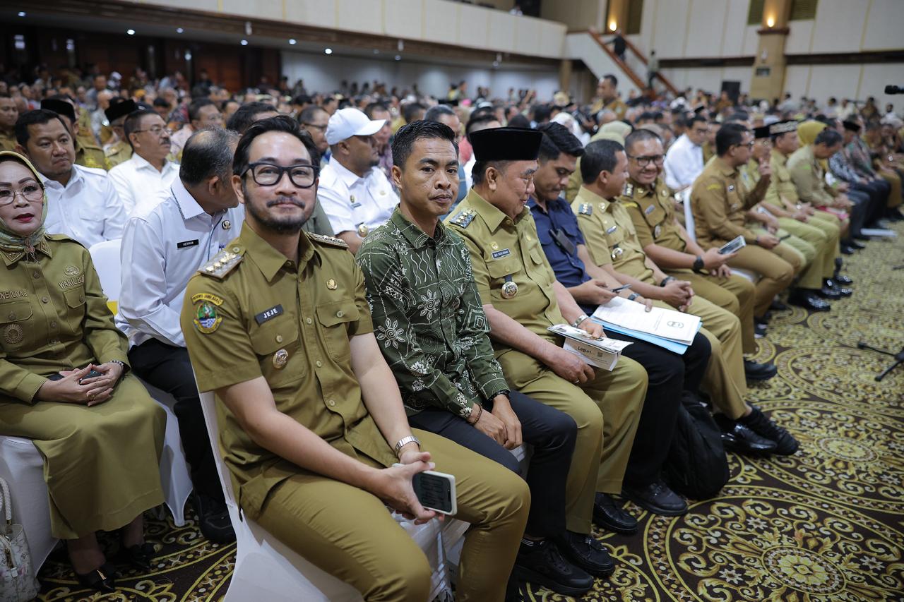 Bupati Jeje Ritchie Ismail Usulkan Penguatan Irigasi dalam Rakornas Mitigasi Kekeringan Pertanian